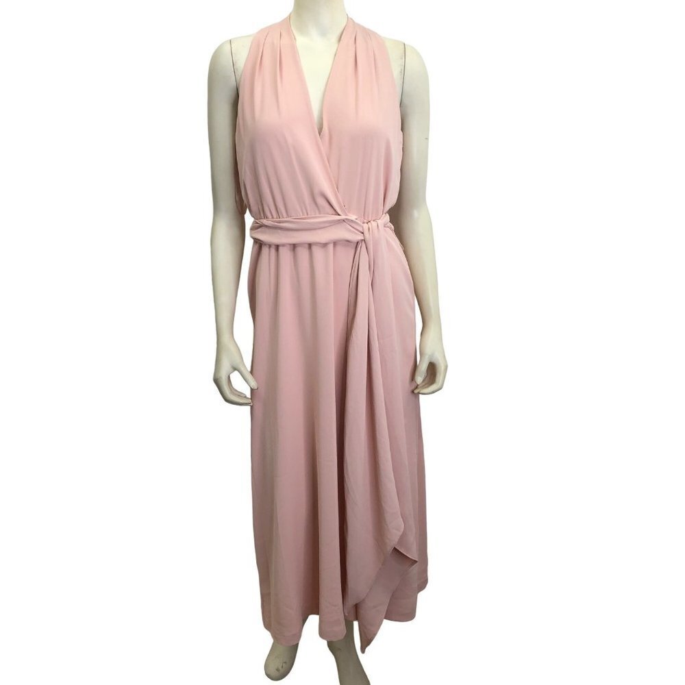 $175 LAUREN Ralph Lauren Georgette Halter Dress size 6 New with tag - Picture 4 of 15